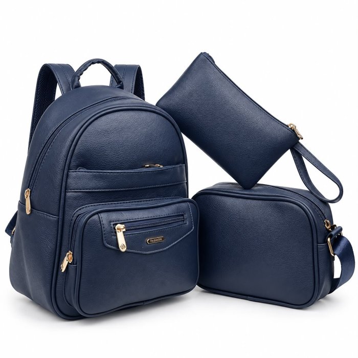 Combo Mochila Crossbody y Lapicera 3 Piezas