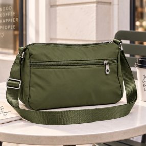 Crossbody Dama Ligera con Correa Ancha 29x9x19 cm