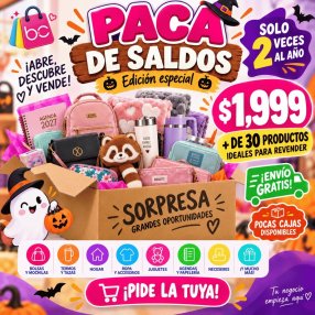 ¡Paca de Saldos! Con Más de 30 Productos. ¡Pídela Con Tu Asesor!