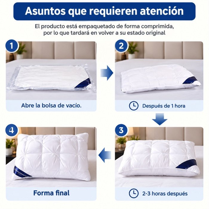 Almohada Premium Calidad Hotel 5 Estrellas