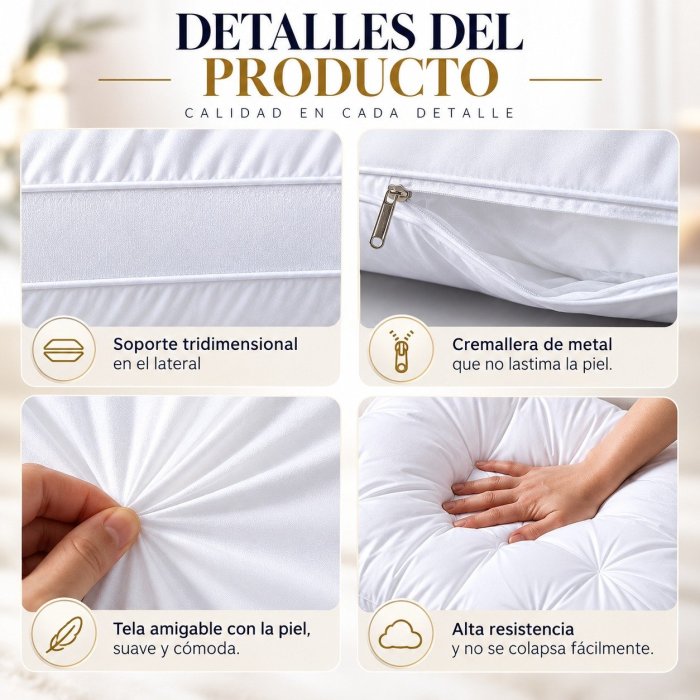 Almohada Premium Calidad Hotel 5 Estrellas
