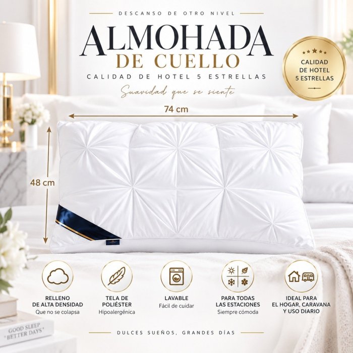 Almohada Premium Calidad Hotel 5 Estrellas