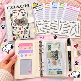 Organigastos con Candado de Combinación y 25 Bolsitas