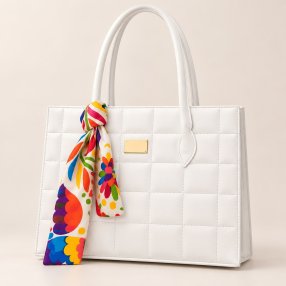 Bolsa Delia Blanco Mascada
