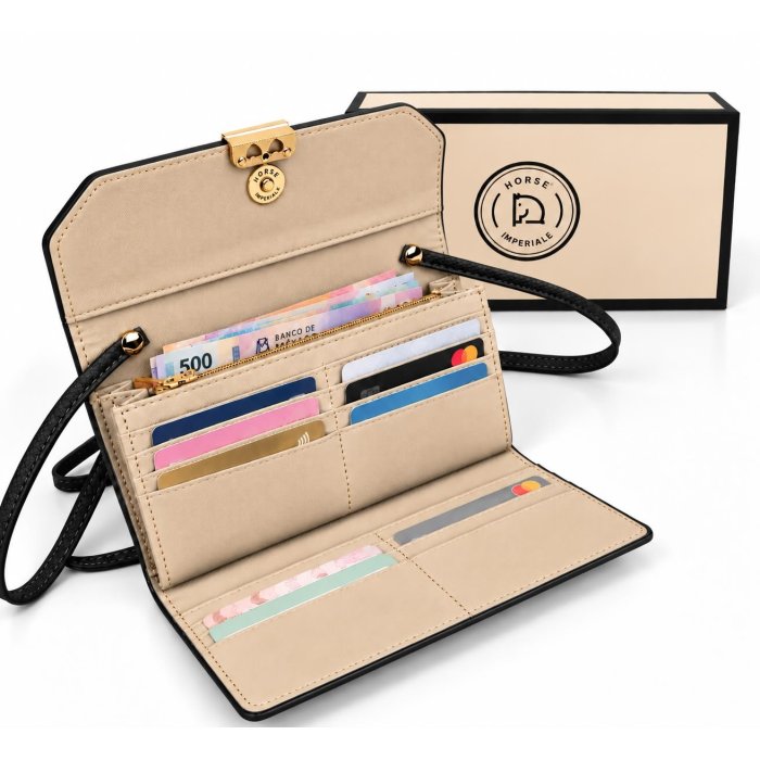 Cartera de Dama con Caja de Presentación 19x3.5x10 cm