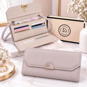 Cartera de Dama con Caja de Presentación 19x3.5x10 cm